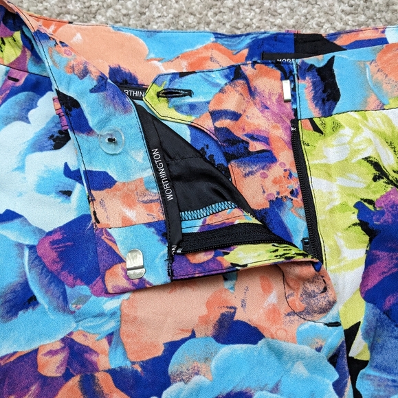 Worthington floral neon printed shorts - Picture 4 of 12